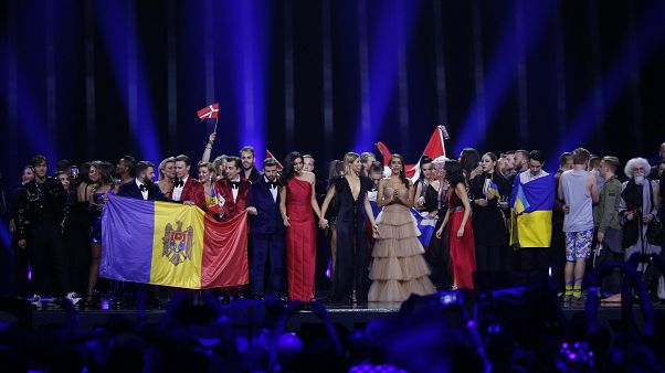 I finalisti sul palco di Eurovision I finalisti sul palco di Eurovision