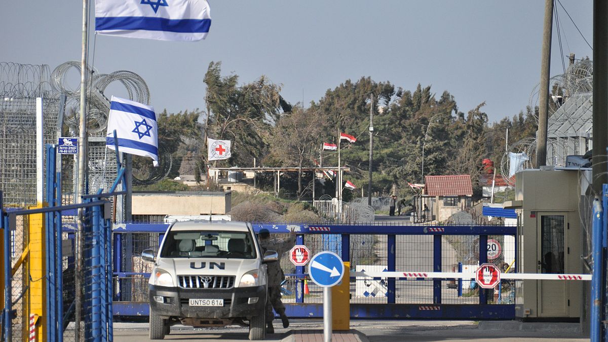 Border crossingpoint Golan highs