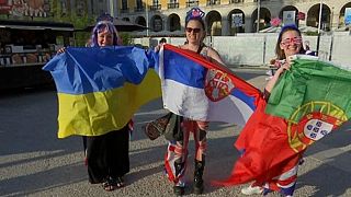 Fans gather in Portugal for the Eurovision finale