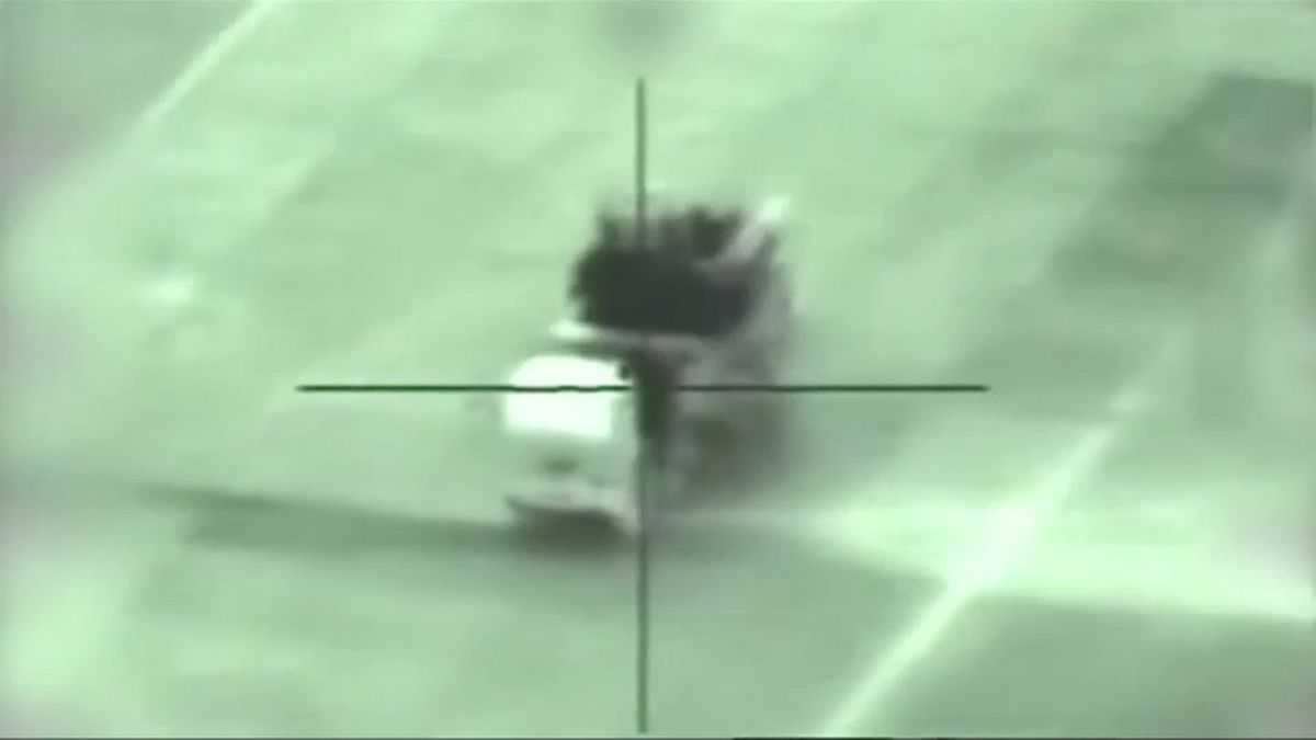 الجيش الإسرائيلي ينشر فيديو تدمير أهداف وبطاريات صواريخ سورية 