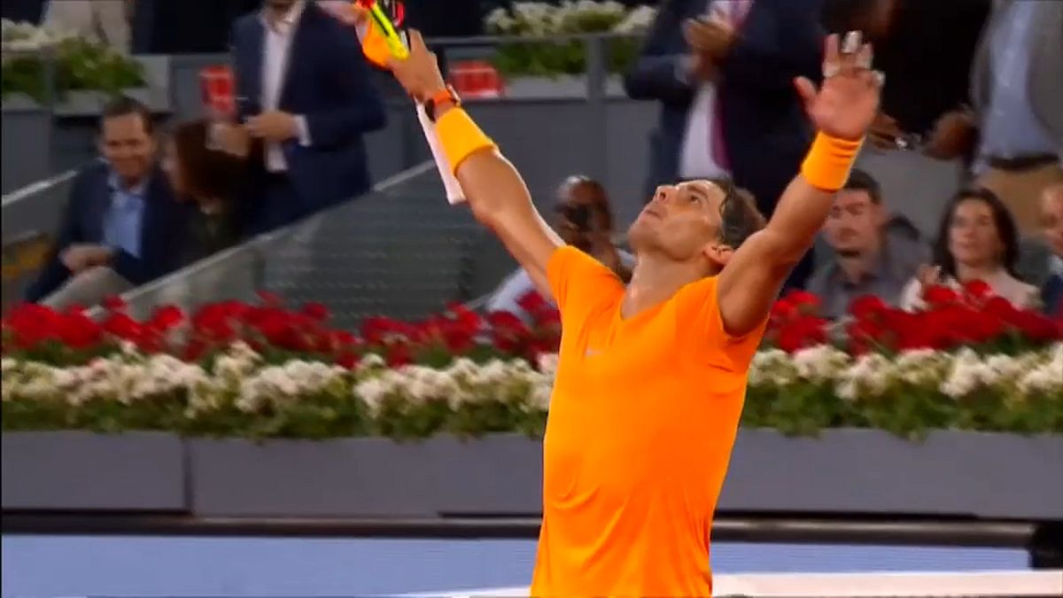 Madrid : Nadal file en quarts et bat le record de McEnroe
