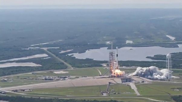 SpaceX lança foguetão Block-5 SpaceX lança foguetão Block-5