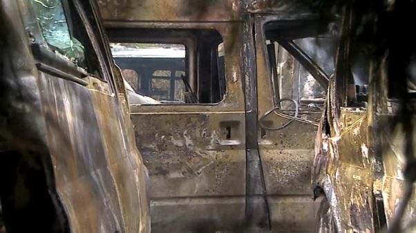 Bilbao: 35 Krankenwagen in Brand gesetzt Bilbao: 35 Krankenwagen in Brand gesetzt