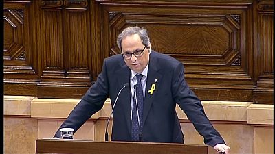 El independentista Quim Torra tendrá que esperar al lunes para ser presidente de la Generalitat