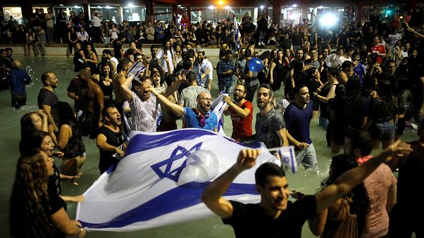 Israël fête sa victoire à l'Eurovision Israël fête sa victoire à l'Eurovision