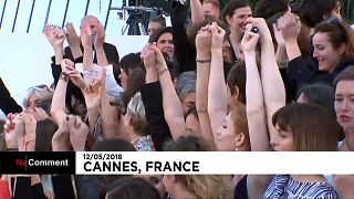 Las mujeres se unen en Cannes por la igualdad salarial en el cine