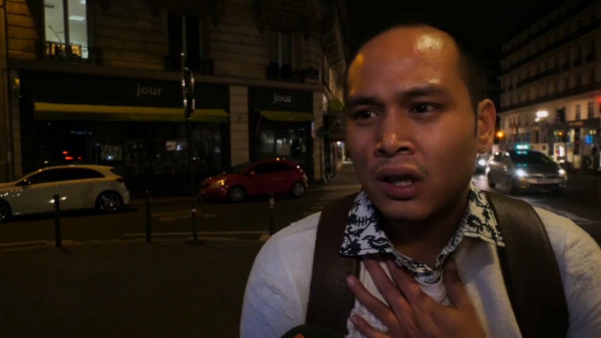 Eyewitnesses describe the panic as the Paris stabbings unfolded