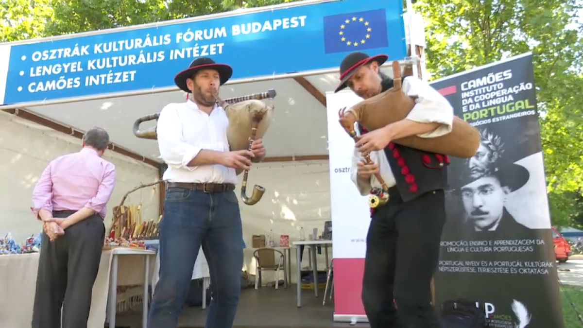 Eurosceptic Hungary marks EU Day