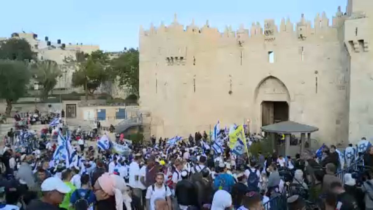 Ünneplés és tiltakozás Jeruzsálem napján