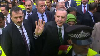 Erdogan begins three-day visit to Britain
