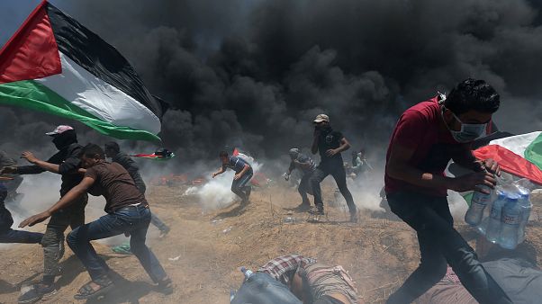 Dutzende Tote im Gazastreifen: Blutigster Tag seit 2014 Dutzende Tote im Gazastreifen: Blutigster Tag seit 2014