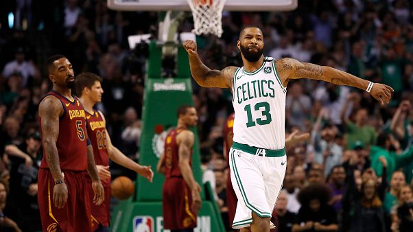 Celtics arrasadores no jogo um da final da Conferência Leste Celtics arrasadores no jogo um da final da Conferência Leste