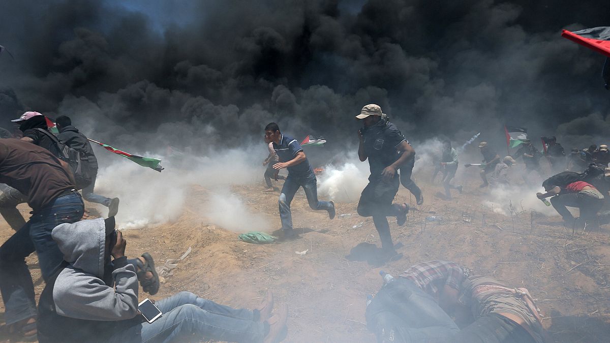 Dezenas de mortos em confrontos na Faixa de Gaza