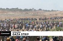  شاهد: قنابل ورصاص حي لمواجهة المتظاهرين في غزة بيوم النكبة