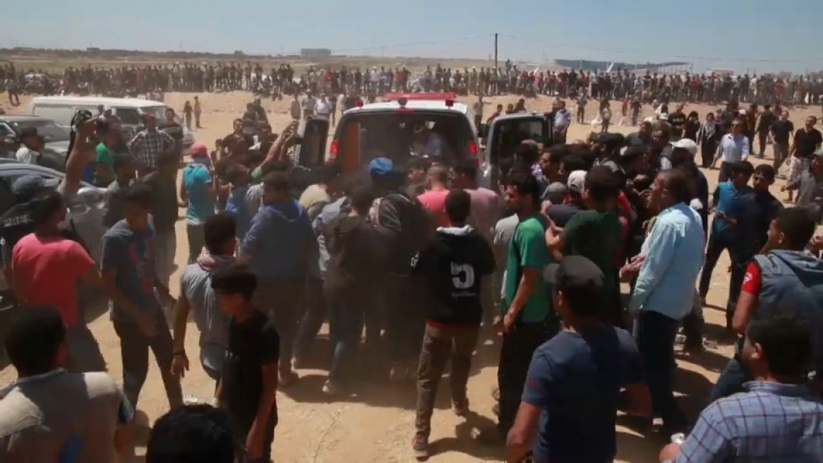 Gazze sınırındaki protestolarda onlarca Filistinli hayatını kaybetti