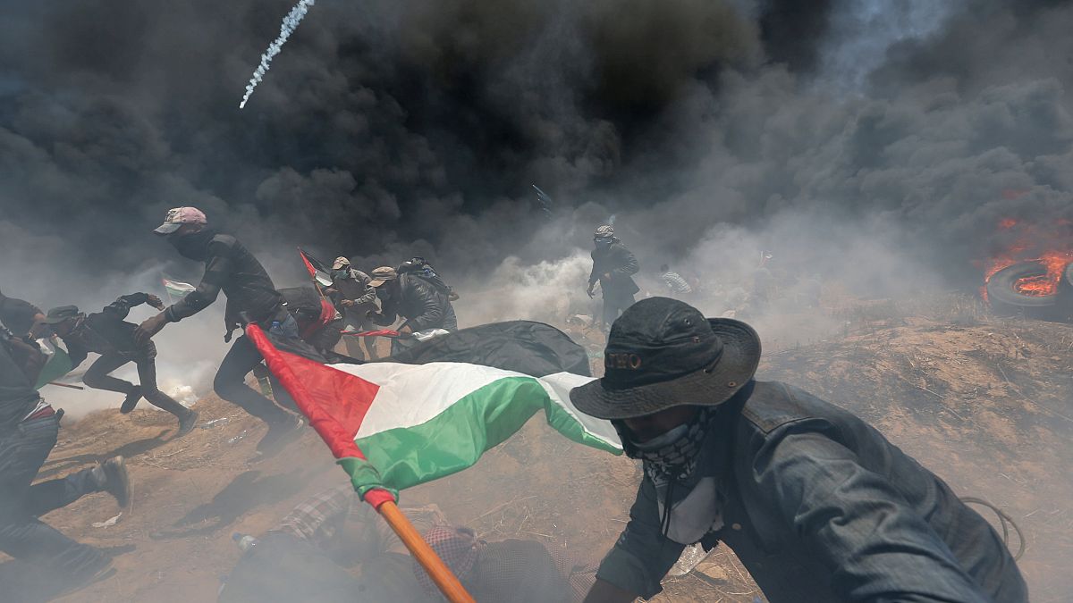 Кровопролитные протесты в секторе Газа