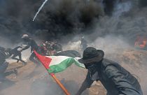 Кровопролитные протесты в секторе Газа