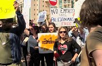 Protestas en Jerusalén contra la embajada estadounidense