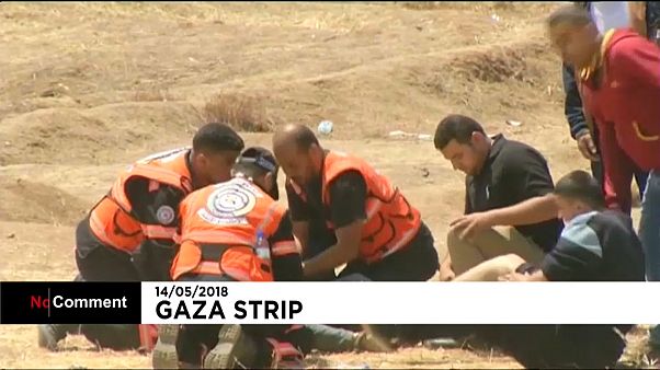 Plusieurs dizaines de morts à Gaza en marge de l'inauguration de l'ambassade américaine à Jérusalem Plusieurs dizaines de morts à Gaza en marge de l'inauguration de l'ambassade américaine à Jérusalem