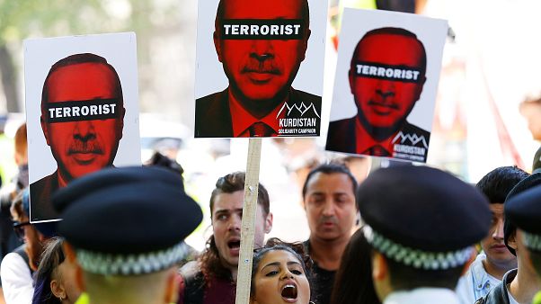 Londres em alerta com visita de Erdogan Londres em alerta com visita de Erdogan