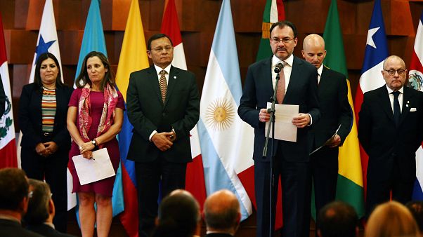 Grupo de Lima exige suspensão de presidenciais na Venezuela Grupo de Lima exige suspensão de presidenciais na Venezuela