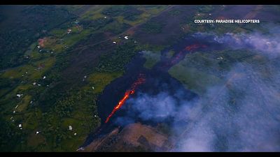 Weitere Risse in Erdoberfläche nach Vulkanausbruch auf Hawaii