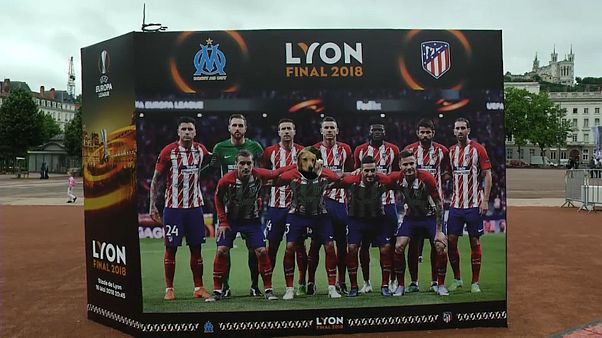 Segurança apertada para a final da Liga Europa em Lyon Segurança apertada para a final da Liga Europa em Lyon