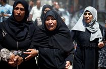 Gyászolnak a palesztinok a hétfői vérontás után