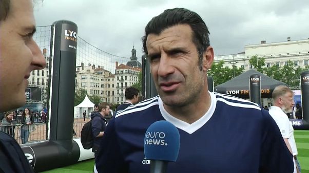 Pour Luís Figo, l'Atlético "légèrement favori" Pour Luís Figo, l'Atlético "légèrement favori"