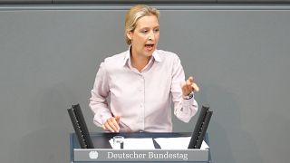 Alice Weidel (AfD) im Bundestag, 16. Mai 2018