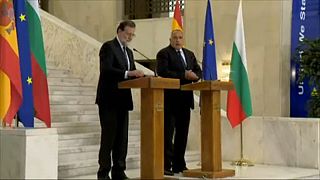 Mariano Rajoy e o primeiro-ministro búlgaro