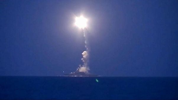Пуск «Калибра» с корабля Каспийской флотилии Пуск «Калибра» с корабля Каспийской флотилии