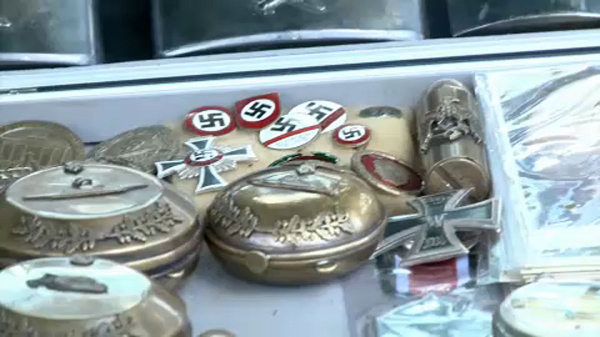 Nazi memorabilia for sale in EU summit city
