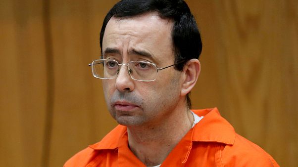 Larry Nassar, lors de l'un de ses procès Larry Nassar, lors de l'un de ses procès
