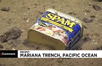Мусор на дне Марианской впадины