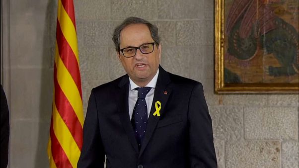 Torra, nuevo presidente de la Generalitat entre la polémica y el 155 Torra, nuevo presidente de la Generalitat entre la polémica y el 155