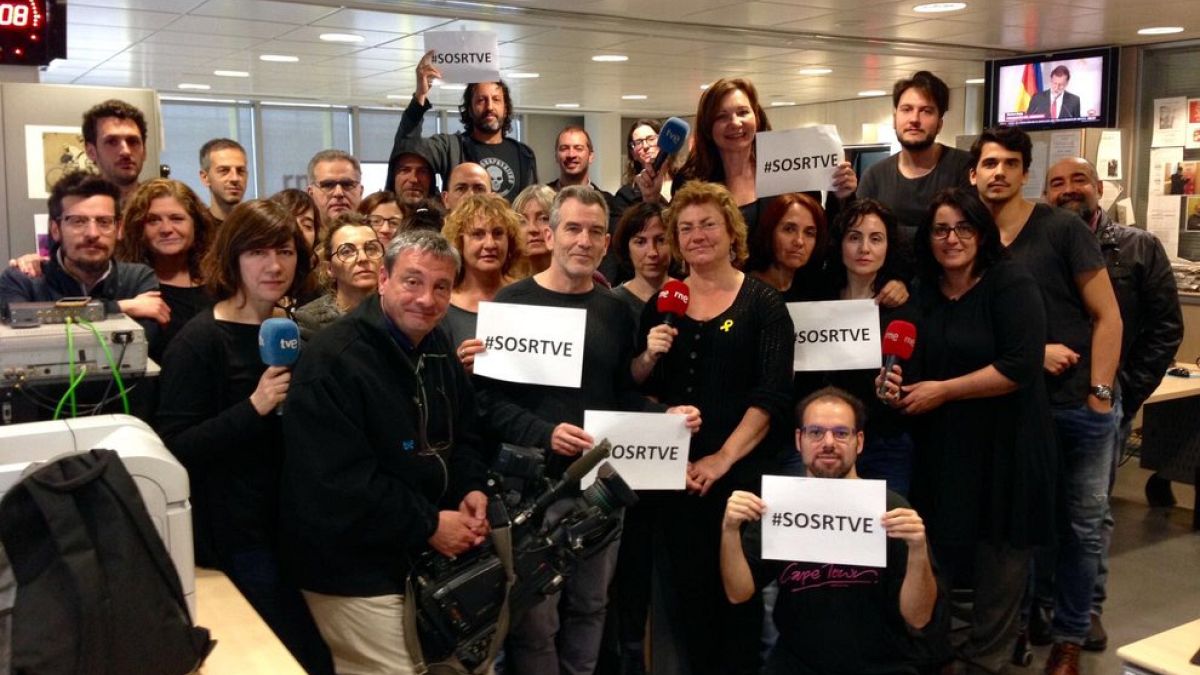 4. Schwarzer Freitag: Protest gegen Manipulation beim Staatssender RTVE 
