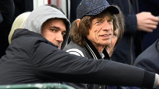 Mick Jagger az Írország-Pakisztán krikettmeccsen