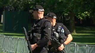 British police are armed for high security events like royal weddings