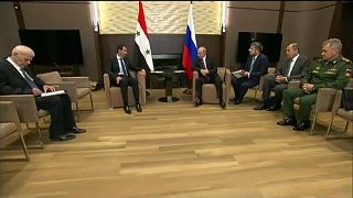 Szíriáról beszélgetett Putyin és Aszad Szocsiban