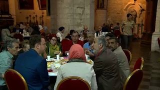 إفطار جماعي في كنيسة ببروكسل..حضره يهود ومسيحيون