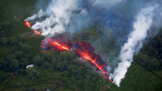 Havai'de 2 haftadır aktif halde olan Kilauea Yanardağı bölge halkını endişelendiriyor