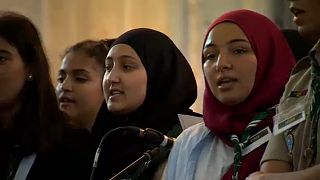 Marking the start of Ramadan - in a Brussels church