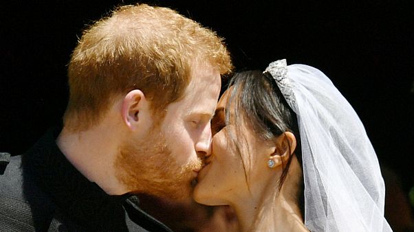 Meghan Markle e Harry trocam alianças Meghan Markle e Harry trocam alianças