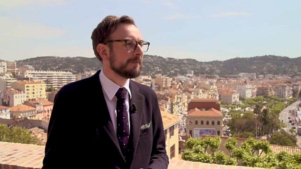 Robbie Collin, Cheffilmkritiker des Daily Telegraph, in Cannes Robbie Collin, Cheffilmkritiker des Daily Telegraph, in Cannes