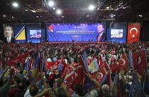 Meeting polémique du président turc en Bosnie 