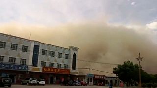 Alerte à la tempête de sable en Chine