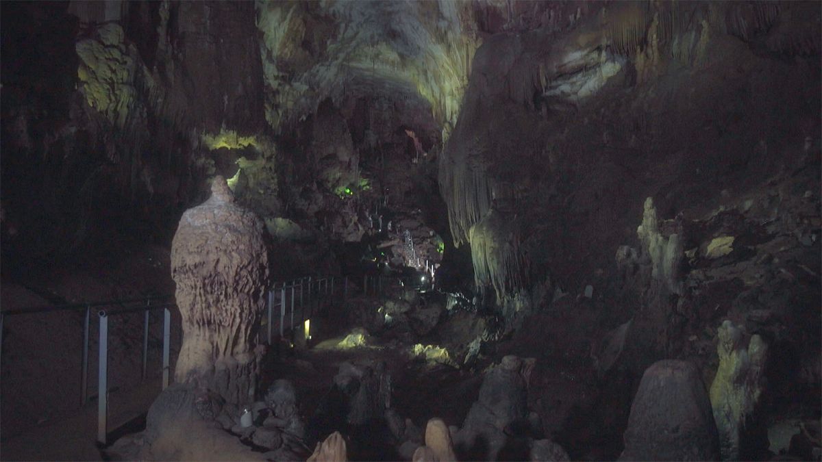 O labirinto de cavernas na Geórgia