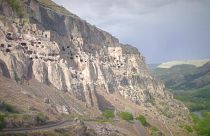 13 szintes barlangváros Grúziában