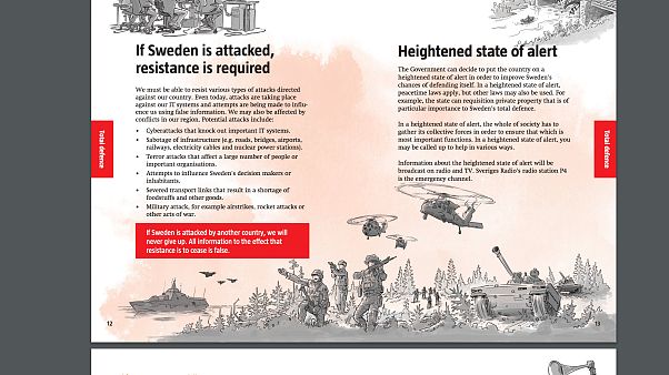 Sweden distributes 'be prepared for war' leaflets to homes Sweden distributes 'be prepared for war' leaflets to homes